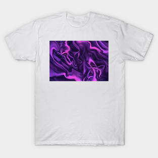 Pink and purple lines - abstract art T-Shirt